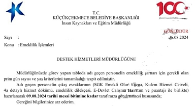 Küçükçekmece Belediyesi'nde İşçi Kıyımı: Yaklaşık 500 Personel Emekliliğe Zorlanıyor