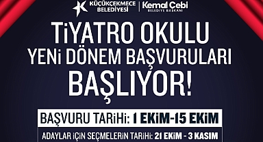 Küçükçekmece Belediyesi Tiyatro Okulu Yeni Yetenekler Arıyor