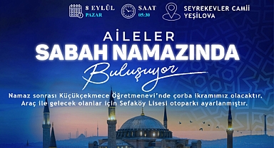 Küçükçekmece'de STK'lar Sabah Namazında Buluşuyor
