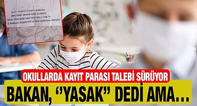 Küçükçekmece'deki Okullardan Kayıt Ücreti Şikayetleri artı.MEB 'in Genelgesine Uyulmuyor