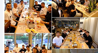 Küçükçekmece Sinop Spor, Pazarspor Maçı Öncesi Moral Yemeğinde Buluştu