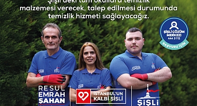 Şişli Belediyesi'nden Örnek Proje: 'Okul Temizlik Şefliği' Göreve Başladı