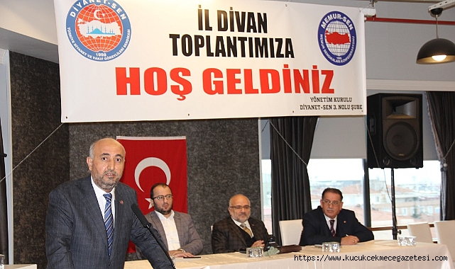 Diyanet-Sen 3 Nolu Şube İl Divan Toplantısı Küçükçekmece'de Gerçekleşti.
