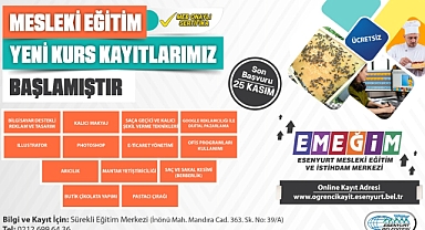 İstihdam garantili mesleki eğitim kurslarının kayıtları başladı