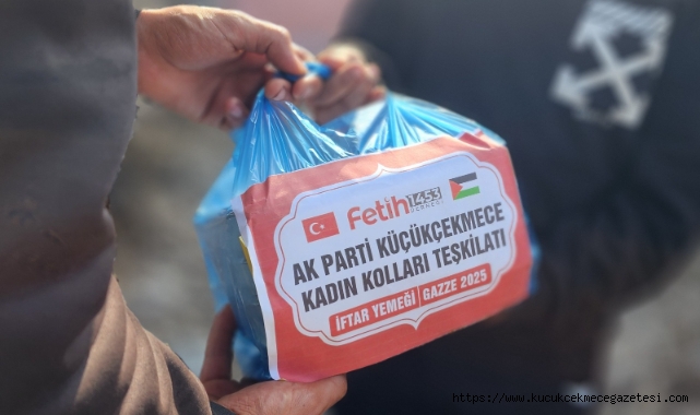 AK Parti Küçükçekmece Kadın Kolları’ndan Gazze’ye Ramazan Dayanışması