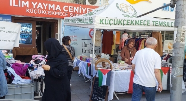 Küçükçekmece İHH İlçe Temsilciliği’nden Filistin ve Gazze İçin Yardım Kermesi
