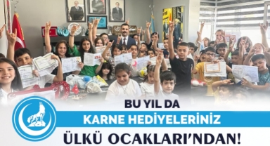 Küçükçekmece Ülkü Ocakları’ndan Öğrencilere Sürprizli Karne Hediyesi