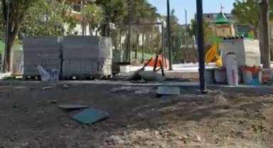 İnönü Mahallesi’ndeki Parkta Yeşil Dokuyu Kaybettik 