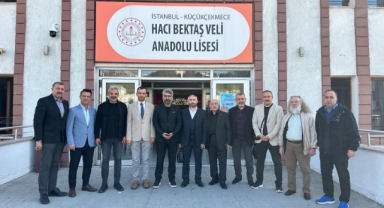 Küçükçekmece'de STK'lardan Hacı Bektaş Veli Lisesi Müdürü'ne Sarsılmaz Destek!