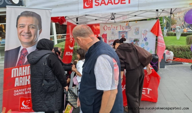 Saadet Partisi’nden Kültürel Etkinlik: Çocuklara Ücretsiz Kitap Dağıtımı 