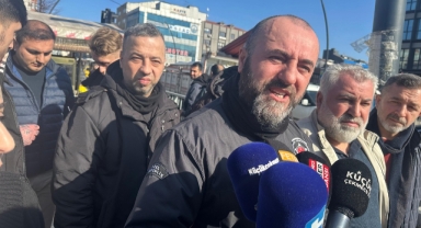 Küçükçekmece'de Pankart Tartışmasına Tepki Gösteren Kuryeci İsmail Konuştu: 