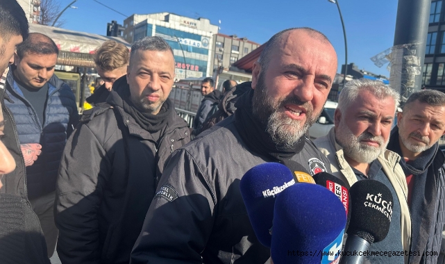 Küçükçekmece'de Pankart Tartışmasına Tepki Gösteren Kuryeci İsmail Konuştu: