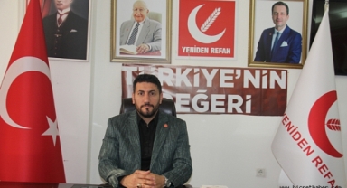 Yeniden Refah Partisi Küçükçekmece İlçe Başkanı Asan'dan Kandil Mesajı 
