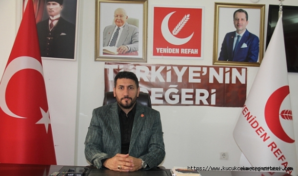 Yeniden Refah Partisi Küçükçekmece İlçe Başkanı Asan'dan Kandil Mesajı