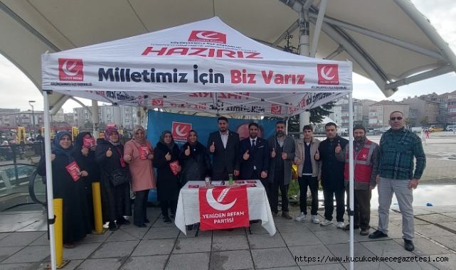 Yeniden Refah'tan Fevzi Çakmak meydanın'da Üye Seferberliği 