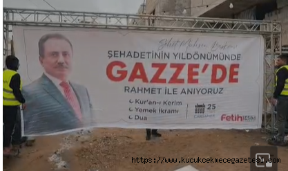 Fetih 1453 Derneği'nden Gazze'de Vefa Sofrası: Muhsin Yazıcıoğlu Dualarla Anıldı