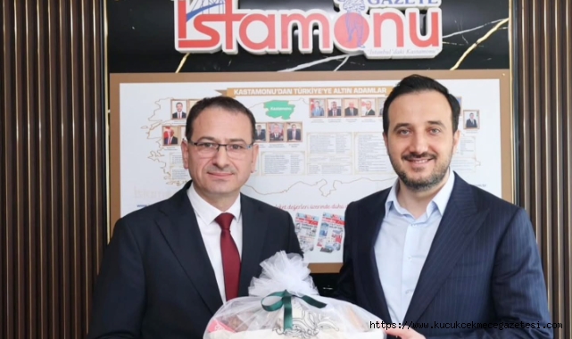 İSTAMONU GAZETESİNE ABDULLAH ÖZDEMİR'DEN SÜRPRİZ ZİYARET GAZETE 15 YAŞINDA
