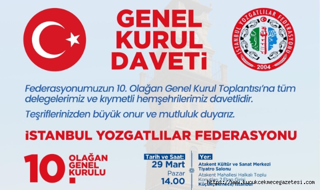 İSTANBUL-YOZGATLILAR FEDERASYONUNDA BÜYÜK GÜN:AV. İRFAN ARSLAN'DAN