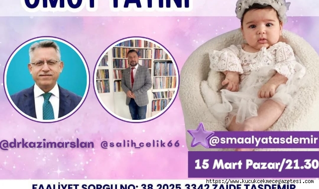Yozgat Tek Yürek: Dr. Kazım Arslan Alya Bebek İçin Canlı Yayında!
