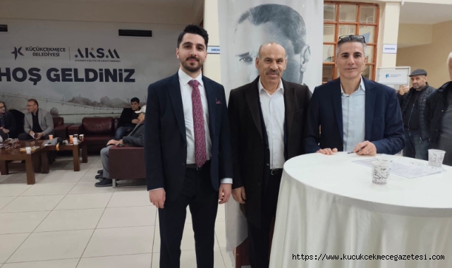 Bağcılar Yozgatlılar dernek başkanı Nuh ÖZTÜRK başkan İrfan ARSLAN'I tebrik etti