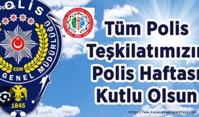 BAŞKAN İRFAN ARSLAN'DAN TÜRK POLİS TEŞKİLATINA TEBRİK MESAJI