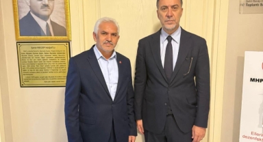 DAVUT GEZER'DEN MHP İSTANBUL İL BAŞKANI VOLKAN YILMAZ'A HAYIRLI OLSUN ZİYARETİ