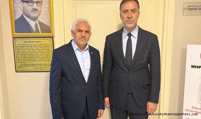 DAVUT GEZER'DEN MHP İSTANBUL İL BAŞKANI VOLKAN YILMAZ'A HAYIRLI OLSUN ZİYARETİ