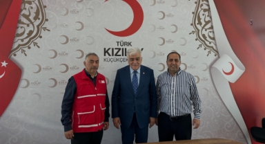 Şamil Ayrım'dan Kızılay Küçükçekmece Yönetimine Nezaket Ziyareti 