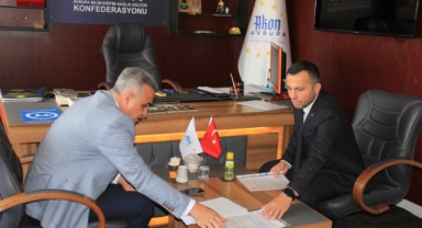 Yasin Uluhan, AKON'un Vizyonunu Kaymakam Mustafa Anteplioğlu'na Anlattı